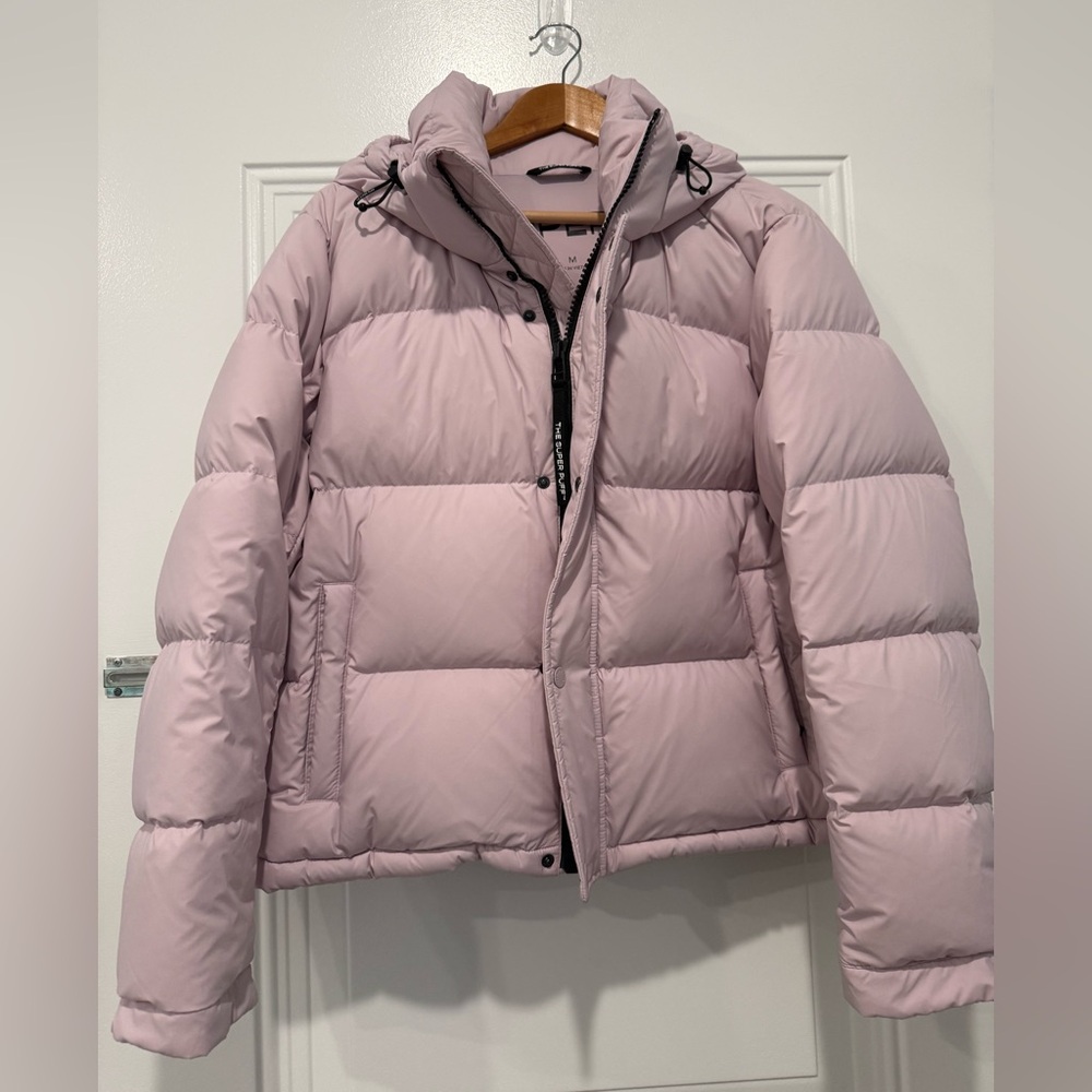 Aritzia Super Puff Shorty Cloudy Lilac